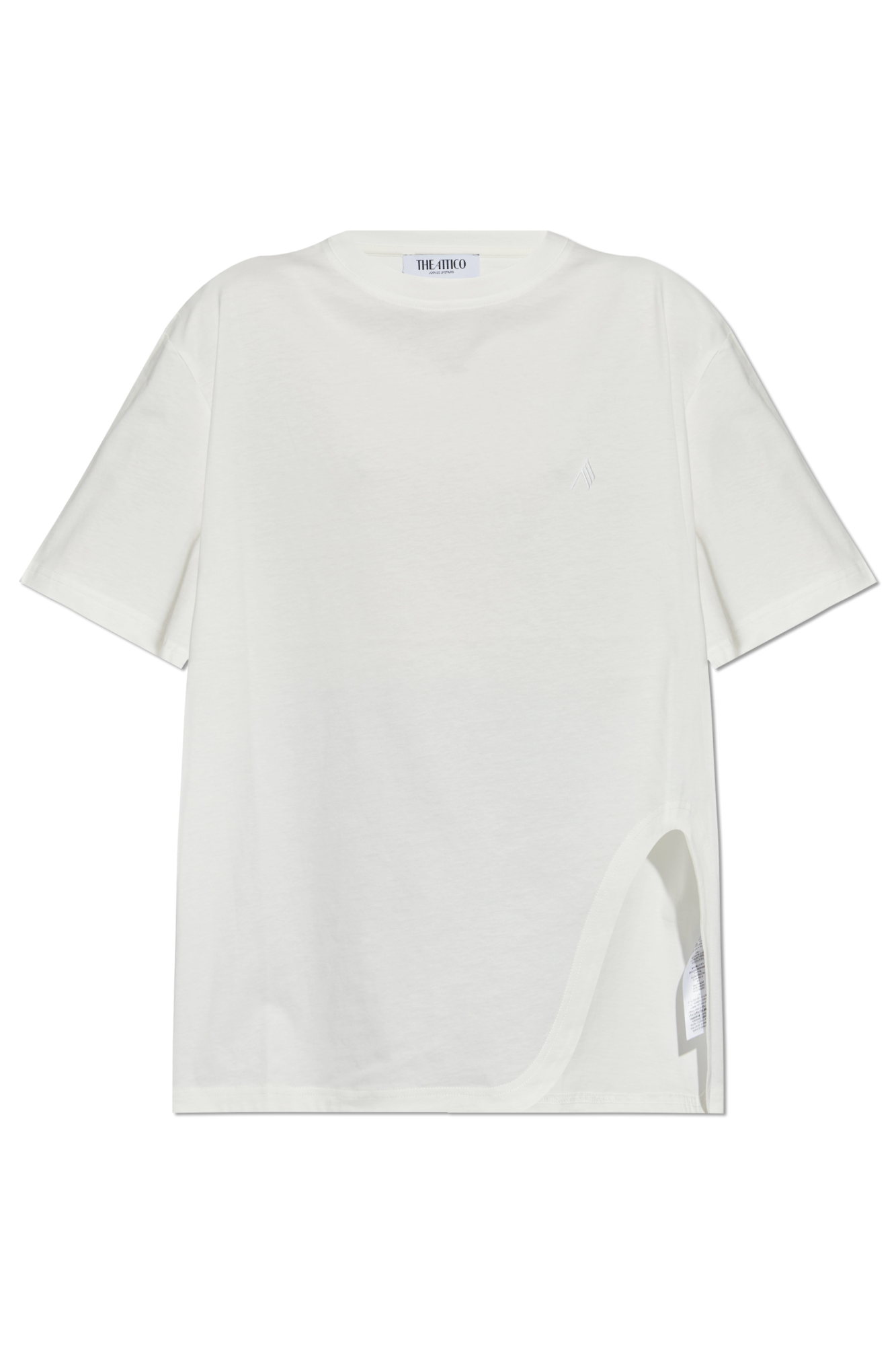 White Cotton T-shirt The Attico - Vitkac Italy